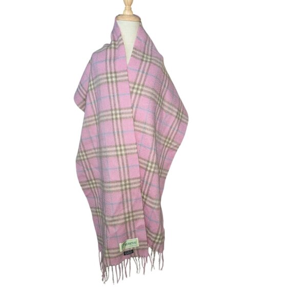 Suantrai Of Ireland 100% Pure Wool Plaid Fringe Soft Winter Warm Scarf Irish - Picture 2 of 9